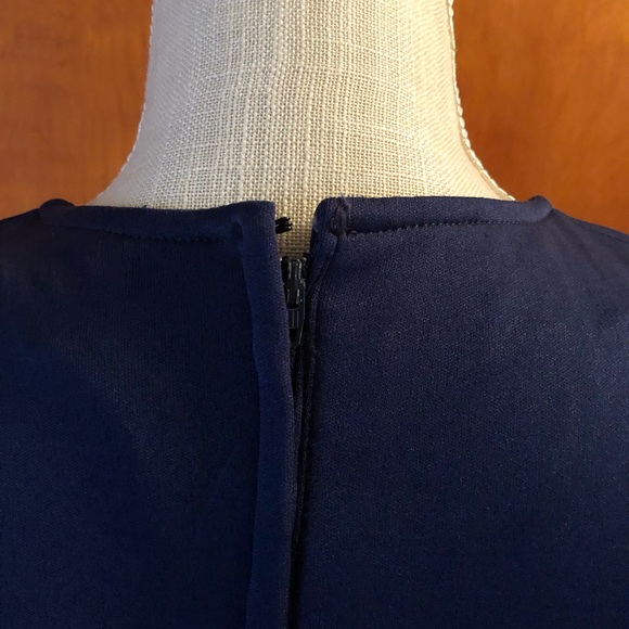 VINTAGE 70’s gorgeous navy blue dress - Picture 13 of 15